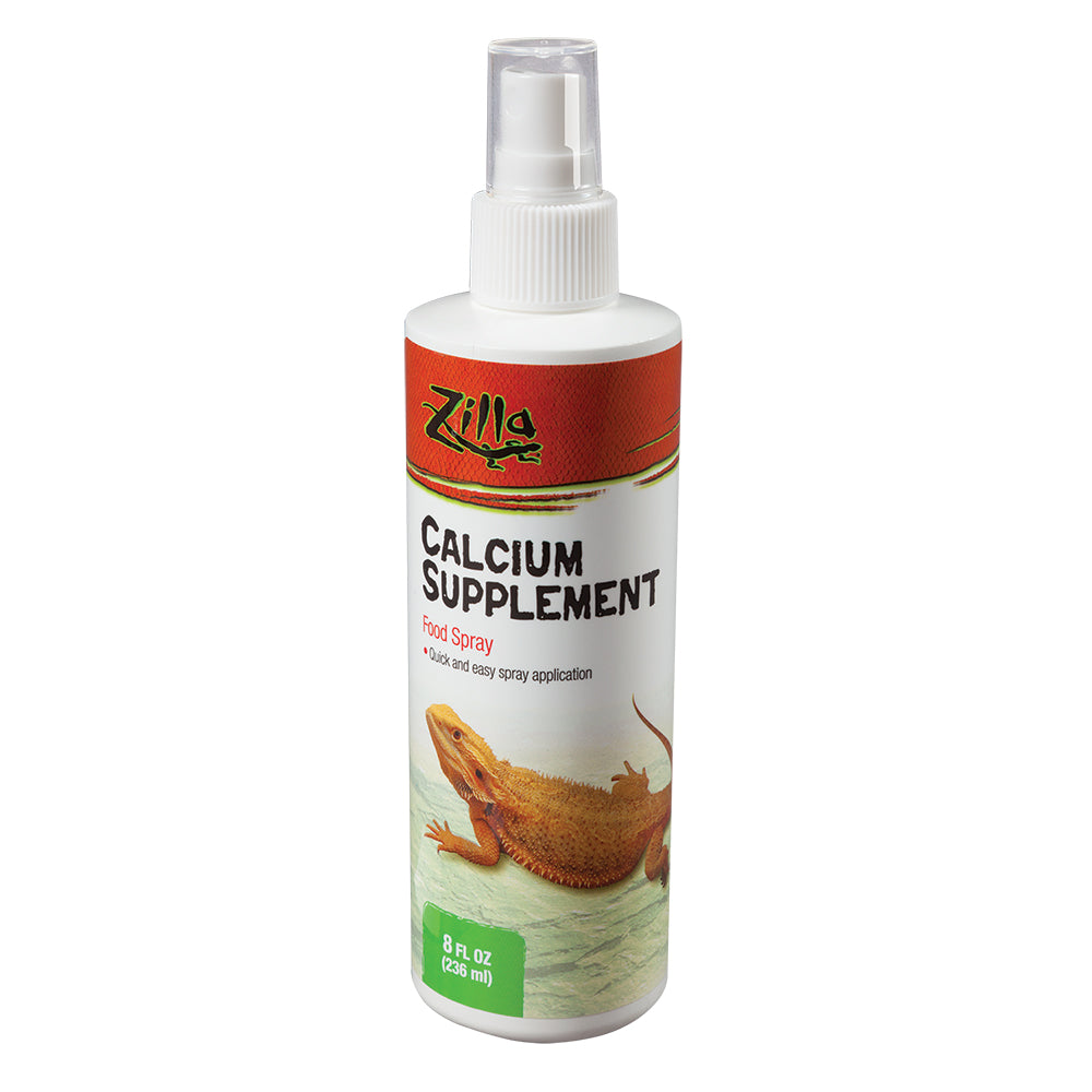 Zilla Food Spray Calcium Supplement, Food Spray (8 fl oz.)