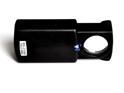 NewCal 30x Jewellers Loupe with Light