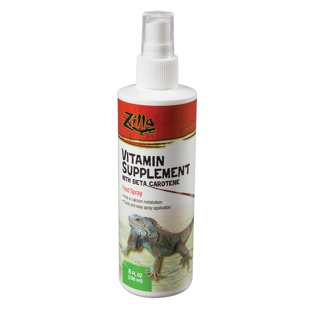 Zilla Food Spray Vitamin Supplement with Beta Carotene, Food Spray (8 fl oz.)